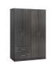 ΝΤΟΥΛΑΠΑ 4ΦΥΛΛΗ BLAKELY ME 2 ΣΥΡΤΑΡΙΑ HM339.01 ZEBRANO 120Χ42,5Χ180,5εκ. 4φυλλη