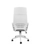 ΚΑΡΕΚΛΑ ΓΡΑΦΕΙΟΥ ANIVIA HM1054.21 ΓΚΡΙ & ΠΟΔΙ ΛΕΥΚΟ 64x61x126 εκ.