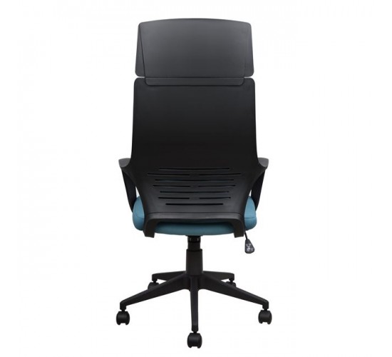 ΚΑΡΕΚΛΑ ΓΡΑΦΕΙΟΥ ANIVIA HM1054.06 ΓΚΡΙ ΣΙΕΛ & ΠΟΔΙ ΜΑΥΡΟ 64x61x126 εκ.