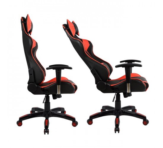 ΠΟΛΥΘΡΟΝΑ GAMING ZAYN HM1056.01 ΜΑΥΡΟ-ΚΟΚΚΙΝΟ PU 67x70x134 εκ.