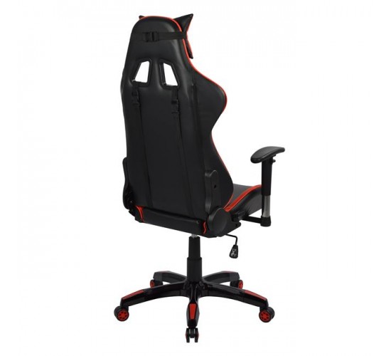 ΠΟΛΥΘΡΟΝΑ GAMING ZAYN HM1056.01 ΜΑΥΡΟ-ΚΟΚΚΙΝΟ PU 67x70x134 εκ.