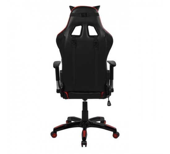 ΠΟΛΥΘΡΟΝΑ GAMING ZAYN HM1056.01 ΜΑΥΡΟ-ΚΟΚΚΙΝΟ PU 67x70x134 εκ.