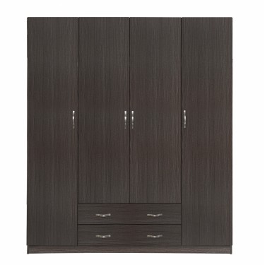ΝΤΟΥΛΑΠΑ 4ΦΥΛΛΗ ΜΕ 2 ΣΥΡΤΑΡΙΑ AZALEA 200x55.5x180Υ εκ. HM353.01 ZEBRANO 4φυλλη