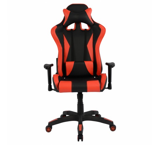 ΚΑΡΕΚΛΑ ΓΡΑΦΕΙΟΥ GAMING HM1062.01 SPEED ΜΑΥΡΟ ΚΟΚΚΙΝΟ PU 68,5 x 71,5 x 133,5 εκ.