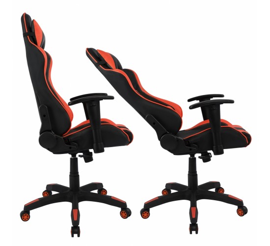 ΚΑΡΕΚΛΑ ΓΡΑΦΕΙΟΥ GAMING HM1062.01 SPEED ΜΑΥΡΟ ΚΟΚΚΙΝΟ PU 68,5 x 71,5 x 133,5 εκ.