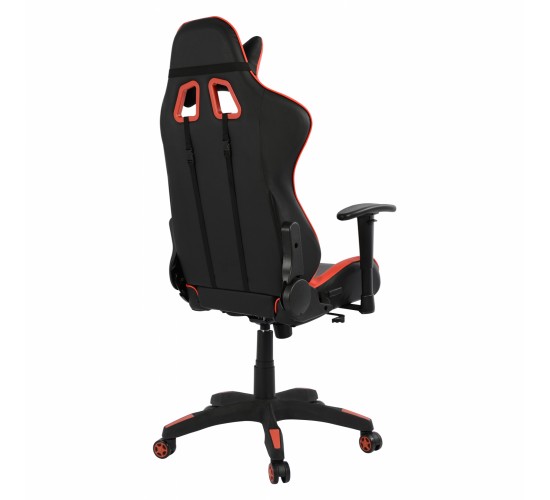 ΚΑΡΕΚΛΑ ΓΡΑΦΕΙΟΥ GAMING HM1062.01 SPEED ΜΑΥΡΟ ΚΟΚΚΙΝΟ PU 68,5 x 71,5 x 133,5 εκ.