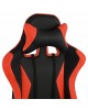 ΚΑΡΕΚΛΑ ΓΡΑΦΕΙΟΥ GAMING HM1062.01 SPEED ΜΑΥΡΟ ΚΟΚΚΙΝΟ PU 68,5 x 71,5 x 133,5 εκ.