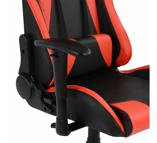 ΚΑΡΕΚΛΑ ΓΡΑΦΕΙΟΥ GAMING HM1062.01 SPEED ΜΑΥΡΟ ΚΟΚΚΙΝΟ PU 68,5 x 71,5 x 133,5 εκ.