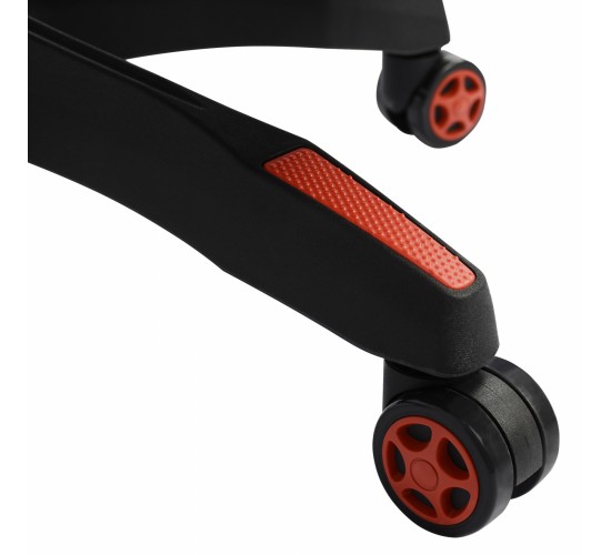 ΚΑΡΕΚΛΑ ΓΡΑΦΕΙΟΥ GAMING HM1062.01 SPEED ΜΑΥΡΟ ΚΟΚΚΙΝΟ PU 68,5 x 71,5 x 133,5 εκ.