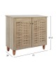 ΠΑΠΟΥΤΣΟΘΗΚΗ-ΝΤΟΥΛΑΠΙ ΞΥΛΙΝΗ CASSIOPE HM2208.02 SONAMA 77Χ34Χ67.5Υεκ.