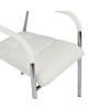 ΚΑΡΕΚΛΑ ΓΡΑΦΕΙΟΥ ΕΠΙΣΚΕΠΤΟΥ OBERON HM1018.02 ΑΣΠΡΟ PU 51x52x88Yεκ.