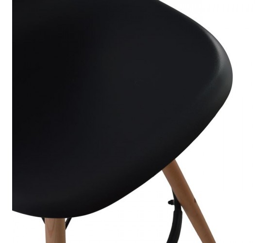 ΣΚΑΜΠΟ ΜΠΑΡ RENATA HM0173.02 ΜΑΥΡΟ 47x50x108Υ εκ.
