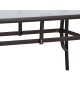 ΤΡΑΠΕΖΙ BRUNO 150X90Χ72Υεκ. ΚΑΦΕ ΜΕΤΑΛΛΙΚΟ ΜΕ ΓΥΑΛΙΝΗ ΕΠΙΦΑΝΕΙΑ HM5145.02