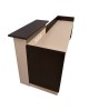 ΓΡΑΦΕΙΟ ΥΠΟΔΟΧΗΣ DALTON HM2068.01 ΜΕΛΑΜΙΝΗ ΣΕ WENGE-ΜΠΕΖ 240x80x106Υεκ.