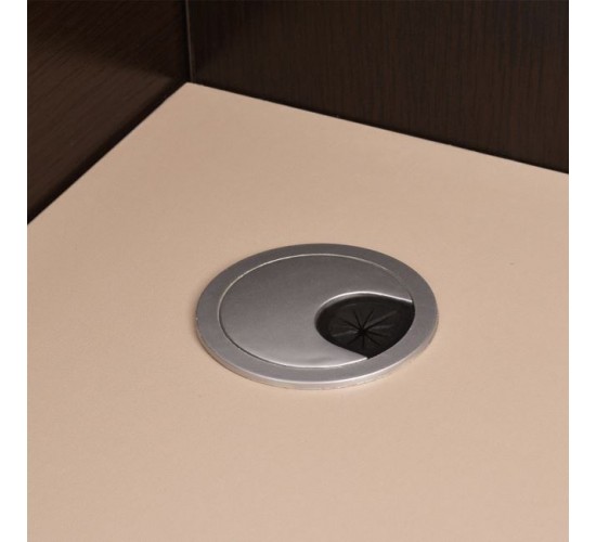 ΓΡΑΦΕΙΟ ΥΠΟΔΟΧΗΣ DALTON HM2068.01 ΜΕΛΑΜΙΝΗ ΣΕ WENGE-ΜΠΕΖ 240x80x106Υεκ.