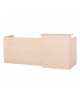ΓΡΑΦΕΙΟ ΥΠΟΔΟΧΗΣ DALTON HM2068.02 ΜΕΛΑΜΙΝΗ ΣΕ SONAMA-ΜΠΕΖ 240x80x106Υεκ.