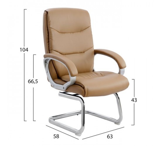 ΠΟΛΥΘΡΟΝΑ ΗΜΙΠΕΡΙΣΤΡΕΦΟΜΕΝΗ ZAMORA HM1088.09 ΣΕ CAMEL ΧΡΩΜΑ 63x58x104Υεκ