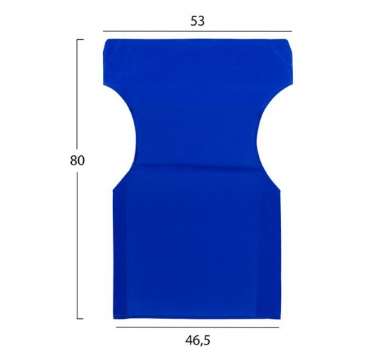 ΜΑΞΙΛΑΡΙ TEXTILENE 600gr/m2 2X1 ΜΠΛΕ ΓΙΑ ΠΟΛΥΘΡΟΝΑ ΣΚΗΝΟΘΕΤΗ HM5272.01 46.5Χ53Χ80Υεκ.