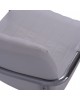 ΚΑΡΕΚΛΑ QUESTA ΜΕ ΜΠΡΑΤΣΑ HM1070.02 ΛΕΥΚΗ 56,5x59x85 cm