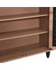 ΠΑΠΟΥΤΣΟΘΗΚΗ ΞΥΛΙΝΗ MCKENNA HM2266.02 ΣΕ ΧΡΩΜΑ SONAMA-ΜΑΥΡΟ 77x30x69Υεκ.