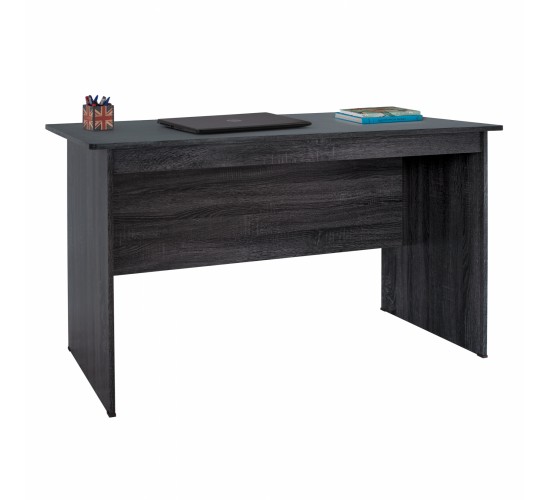 ΓΡΑΦΕΙΟ ΜΕΛΑΜΙΝΗΣ HAYDEN 120x71x74,5 HM2285.01 ΣΕ ΑΝΘΡΑΚΙ ΧΡΩΜΑ