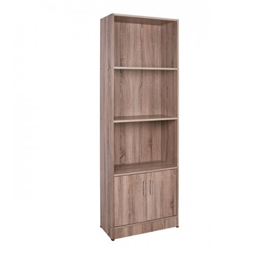 ΒΙΒΛΙΟΘΗΚΗ ΜΕΛΑΜΙΝΗΣ HAYDEN HM2269.02 ΣΕ ΧΡΩΜΑ SONAMA 60x30x174Υεκ.