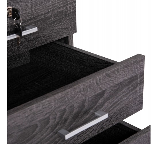 ΣΥΡΤΑΡΙΕΡΑ ΓΡΑΦΕΙΟΥ HAYDEN HM2282.01 ΣΕ ΑΝΘΡΑΚΙ ΧΡΩΜΑ 39.5x40x46.5Υεκ