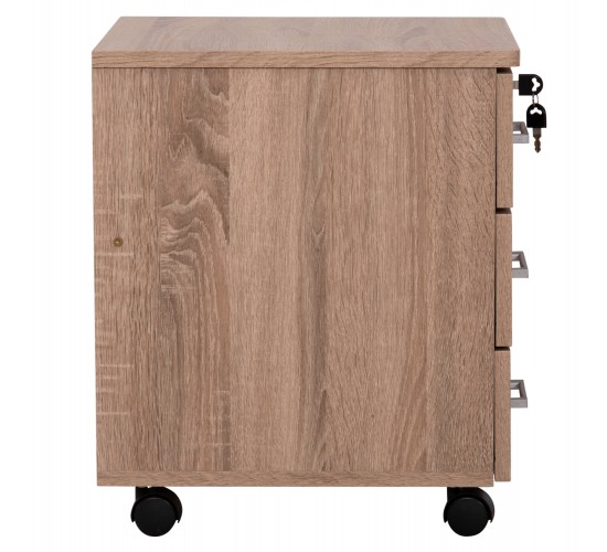 ΣΥΡΤΑΡΙΕΡΑ ΓΡΑΦΕΙΟΥ HAYDEN HM2282.02 ΣΕ SONAMA ΧΡΩΜΑ 39.5x40x46.5Υεκ