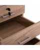 ΣΥΡΤΑΡΙΕΡΑ ΓΡΑΦΕΙΟΥ HAYDEN HM2282.02 ΣΕ SONAMA ΧΡΩΜΑ 39.5x40x46.5Υεκ
