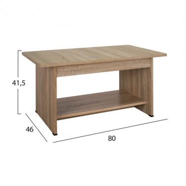 ΤΡΑΠΕΖΑΚΙ ΣΑΛΟΝΙΟΥ HAYDEN HM2286.02 ΣΕ ΧΡΩΜΑ SONAMA 80x46x41,5