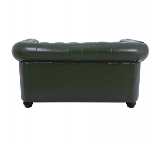 ΚΑΝΑΠΕΣ 2ΘΕΣΙΟΣ T.CHESTERFIELD HM3010.08 ΤΕΧΝΟΔΕΡΜΑ ΚΥΠΑΡΙΣΣΙ 150x90x72 εκ. 2θέσιος
