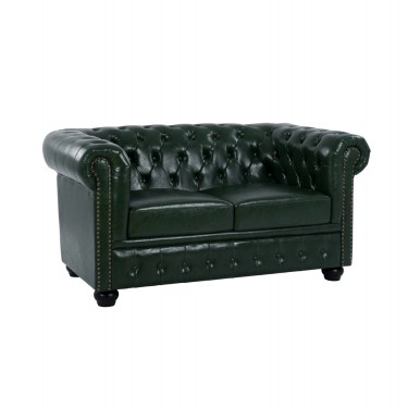 ΚΑΝΑΠΕΣ 2ΘΕΣΙΟΣ T.CHESTERFIELD HM3010.08 ΤΕΧΝΟΔΕΡΜΑ ΚΥΠΑΡΙΣΣΙ 150x90x72 εκ. 2θέσιος