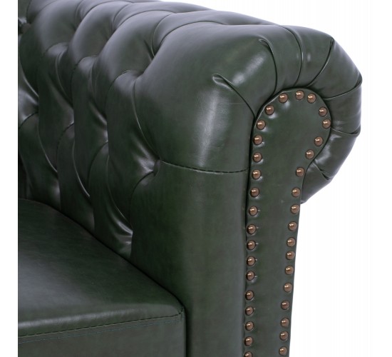 ΚΑΝΑΠΕΣ 2ΘΕΣΙΟΣ T.CHESTERFIELD HM3010.08 ΤΕΧΝΟΔΕΡΜΑ ΚΥΠΑΡΙΣΣΙ 150x90x72 εκ. 2θέσιος