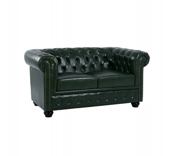 ΚΑΝΑΠΕΣ 2ΘΕΣΙΟΣ T.CHESTERFIELD HM3010.08 ΤΕΧΝΟΔΕΡΜΑ ΚΥΠΑΡΙΣΣΙ 150x90x72 εκ. 2θέσιος
