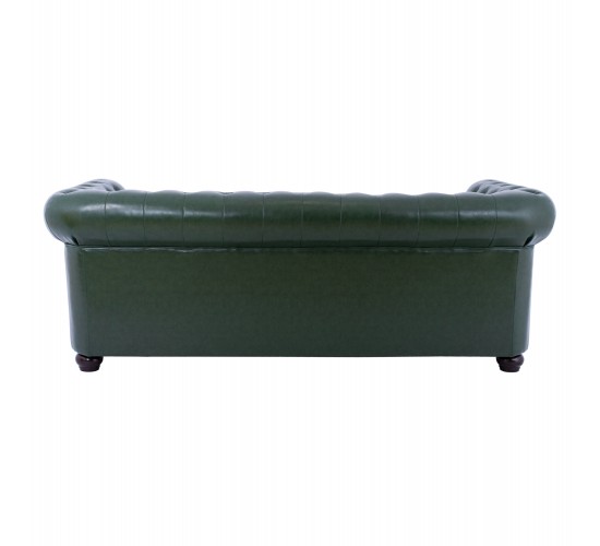 ΚΑΝΑΠΕΣ 3ΘΕΣΙΟΣ T.CHESTERFIELD HM3009.08 ΤΕΧΝΟΔΕΡΜΑ ΚΥΠΑΡΙΣΣΙ 208x90x73 εκ. 3θέσιος