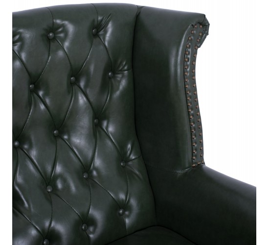 ΠΟΛΥΘΡΟΝΑ-ΜΠΕΡΖΕΡΑ T.CHESTERFIELD POLINA HM0053.08 PU ΚΥΠΑΡΙΣΣΙ 83x79x104 εκ