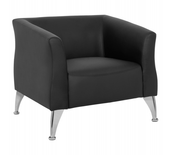 ΠΟΛΥΘΡΟΝΑ KIANA HM3122.11 ΜΕ ΜΑΥΡΟ PU 80x75x71 εκ.