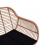 ΣΕΤ ΣΑΛΟΝΙ 4ΤΜΧ ALLEGRA HM5460 ΜΕΤΑΛΛΟ & WICKER ΣΕ ΜΠΕΖ ΧΡΩΜΑ 4 θέσεων