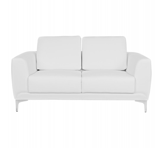 ΚΑΝΑΠΕΣ 2ΘΕΣΙΟΣ KΕΝΖΙΕ HM3121.22 ΜΕ ΛΕΥΚΟ PU 142x81x81 εκ. 2θέσιος