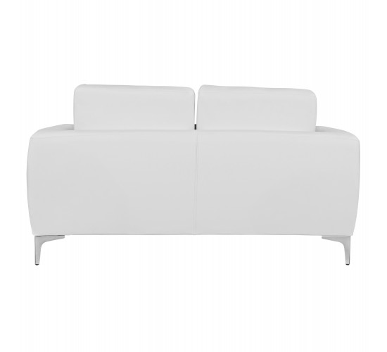 ΚΑΝΑΠΕΣ 2ΘΕΣΙΟΣ KΕΝΖΙΕ HM3121.22 ΜΕ ΛΕΥΚΟ PU 142x81x81 εκ. 2θέσιος