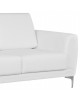 ΚΑΝΑΠΕΣ 2ΘΕΣΙΟΣ KΕΝΖΙΕ HM3121.22 ΜΕ ΛΕΥΚΟ PU 142x81x81 εκ. 2θέσιος