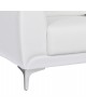ΚΑΝΑΠΕΣ 2ΘΕΣΙΟΣ KΕΝΖΙΕ HM3121.22 ΜΕ ΛΕΥΚΟ PU 142x81x81 εκ. 2θέσιος