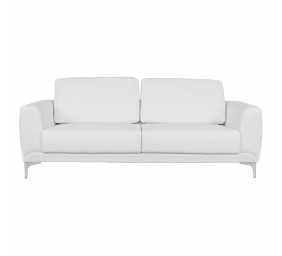 ΚΑΝΑΠΕΣ 3ΘΕΣΙΟΣ KENZIE HM3121.32 ΜΕ ΛΕΥΚΟ PU 190x81x81 εκ. 3θέσιος