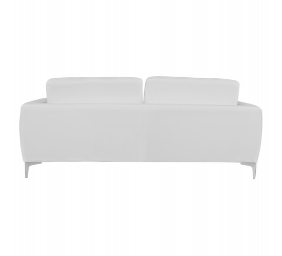 ΚΑΝΑΠΕΣ 3ΘΕΣΙΟΣ KENZIE HM3121.32 ΜΕ ΛΕΥΚΟ PU 190x81x81 εκ. 3θέσιος