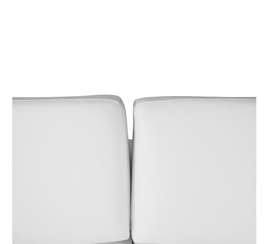 ΚΑΝΑΠΕΣ 3ΘΕΣΙΟΣ KENZIE HM3121.32 ΜΕ ΛΕΥΚΟ PU 190x81x81 εκ. 3θέσιος