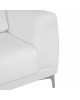 ΚΑΝΑΠΕΣ 3ΘΕΣΙΟΣ KENZIE HM3121.32 ΜΕ ΛΕΥΚΟ PU 190x81x81 εκ. 3θέσιος