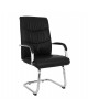 ΠΟΛΥΘΡΟΝΑ JACOB HM1045.11 ΜΑΥΡΟ PU ΜΕ ΒΑΣΗ ΧΡΩΜΙΟΥ 57x66,5x102 cm