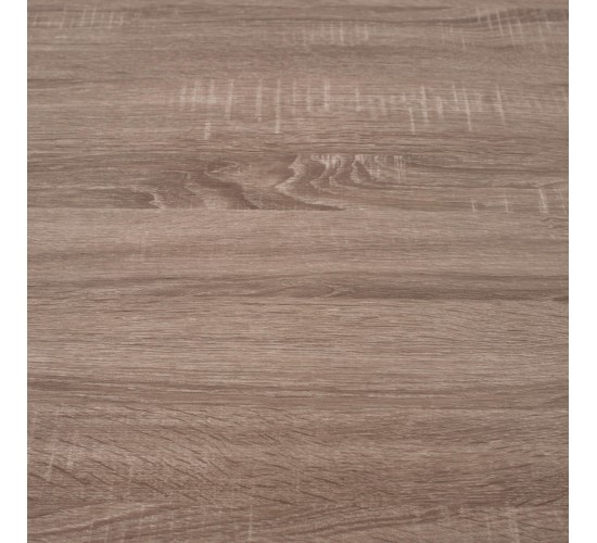 ΤΡΑΠΕΖΙ ΤΡΑΠΕΖΑΡΙΑΣ PANYA HM8332, 110X70Χ76 SONOMA, ΜΑΥΡΑ ΠΟΔΙΑ