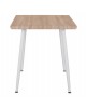ΤΡΑΠΕΖΙ ΤΡΑΠΕΖΑΡΙΑΣ PALOMA HM8335.02, 70Χ70X76,5, SONOMA, ΛΕΥΚΑ ΠΟΔΙΑ