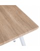ΤΡΑΠΕΖΙ ΤΡΑΠΕΖΑΡΙΑΣ PALOMA HM8335.02, 70Χ70X76,5, SONOMA, ΛΕΥΚΑ ΠΟΔΙΑ